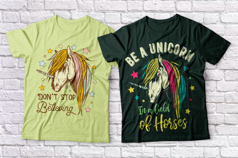horses-t-shirts-set