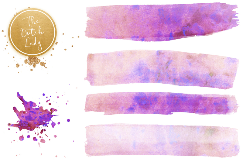 purple-splotch-watercolor-clipart