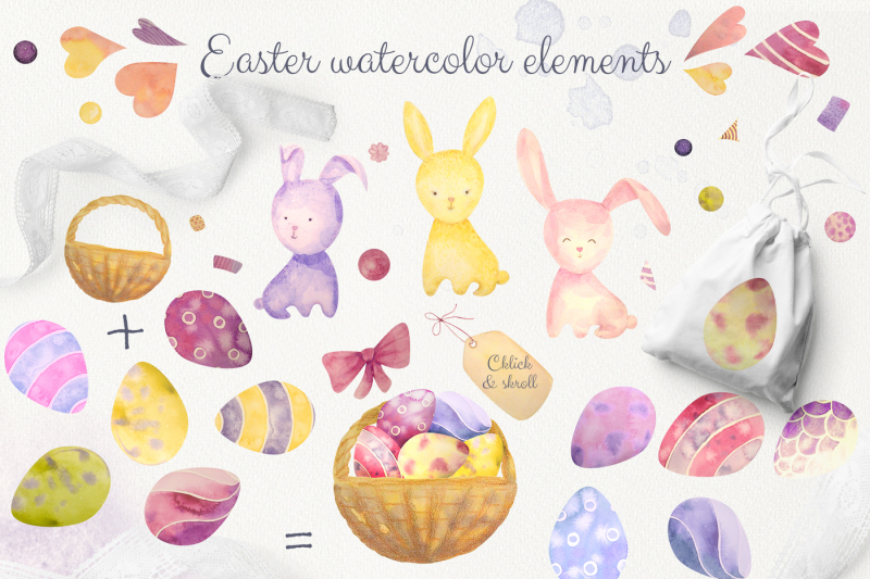 easter-time-watercolor-spring-set