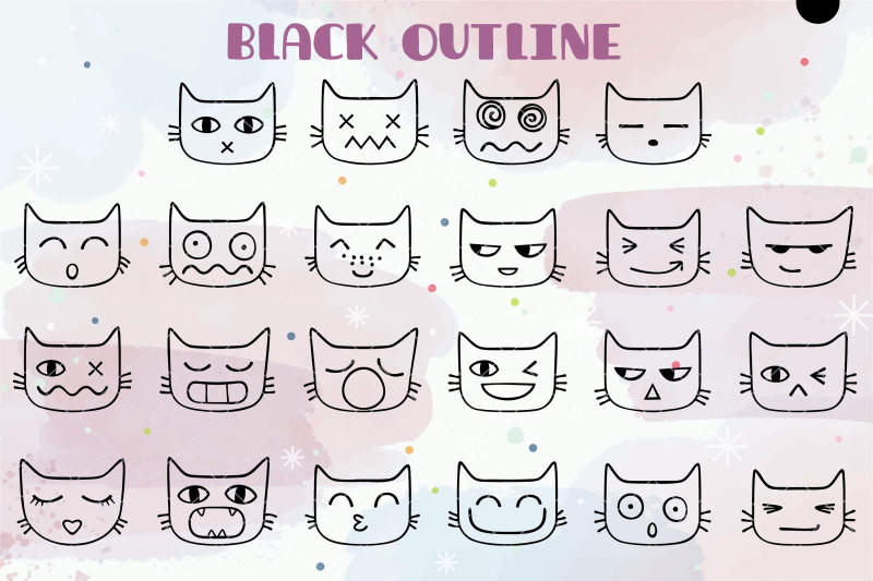cat-faces-kawaii-hand-drawn-kittens-emoji-feline-emotions