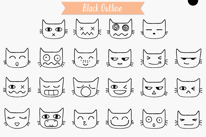 cat-faces-kawaii-hand-drawn-kittens-emoji-feline-emotions