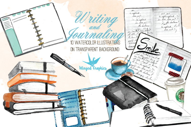 writing-and-journaling-watercolor-illustrations
