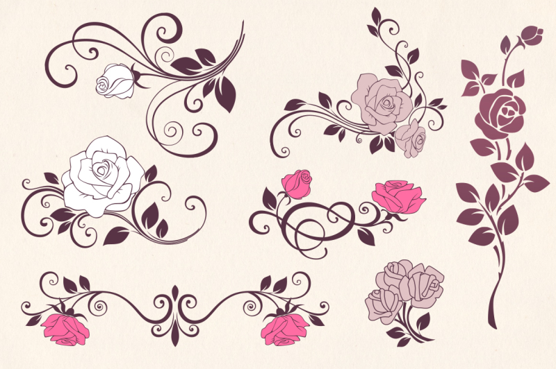 decorative-design-kit-with-roses