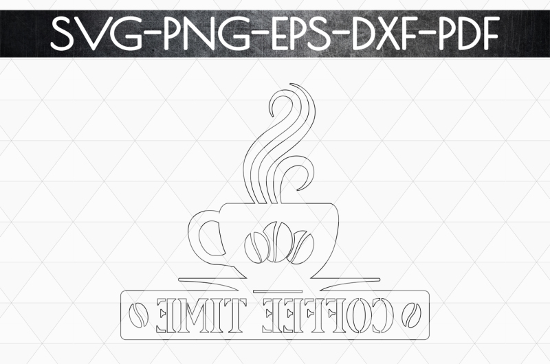 coffee-time-sign-papercut-template-cafe-decor-svg-eps-pdf