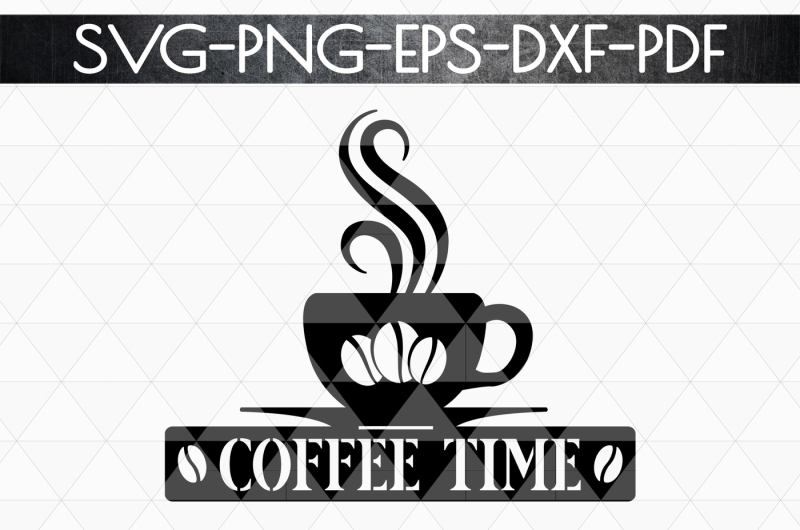 coffee-time-sign-papercut-template-cafe-decor-svg-eps-pdf