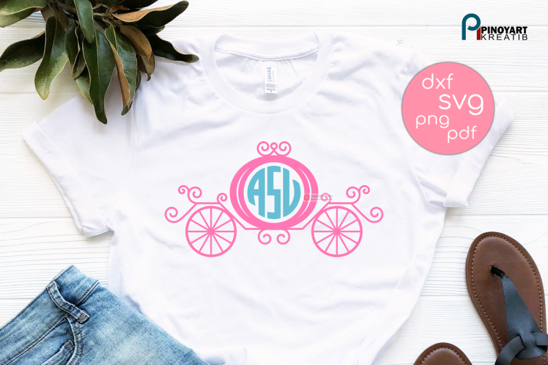 princess-carriage-svg-princess-svg-carriage-svg-princess-monogram