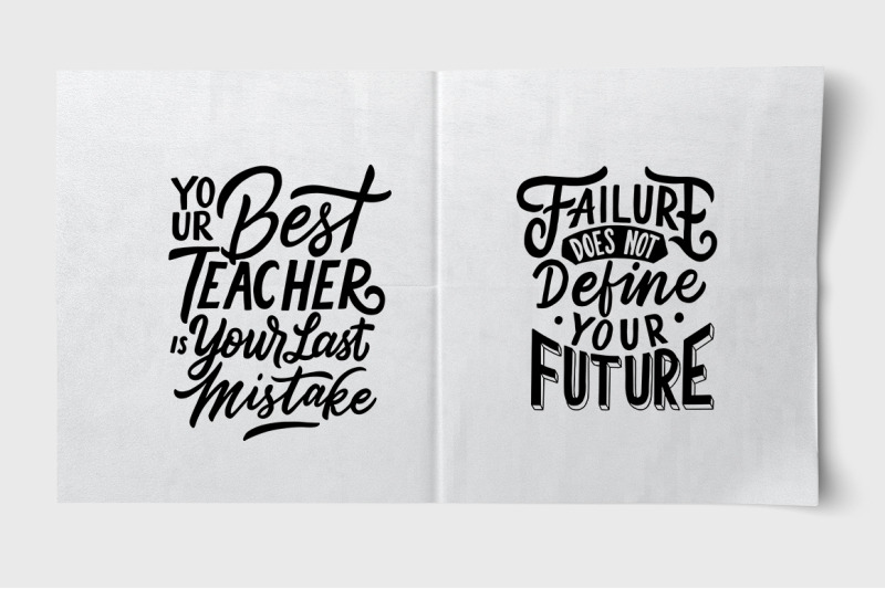 Download SVG Bundle - Lettering Typography Quotes About Success By ...