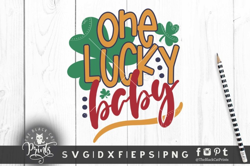 one-lucky-mommy-one-lucky-baby-svg-dxf-eps-png