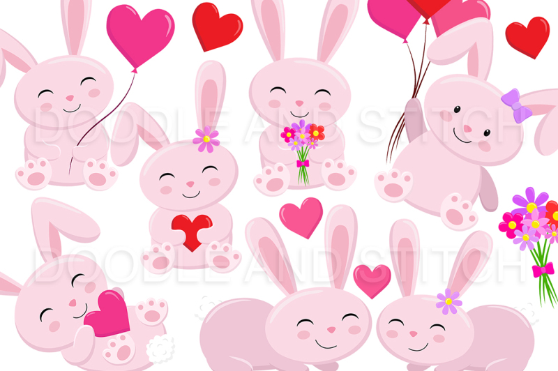 cute-love-bunny-clipart-designs