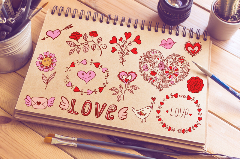 valentine-doodles