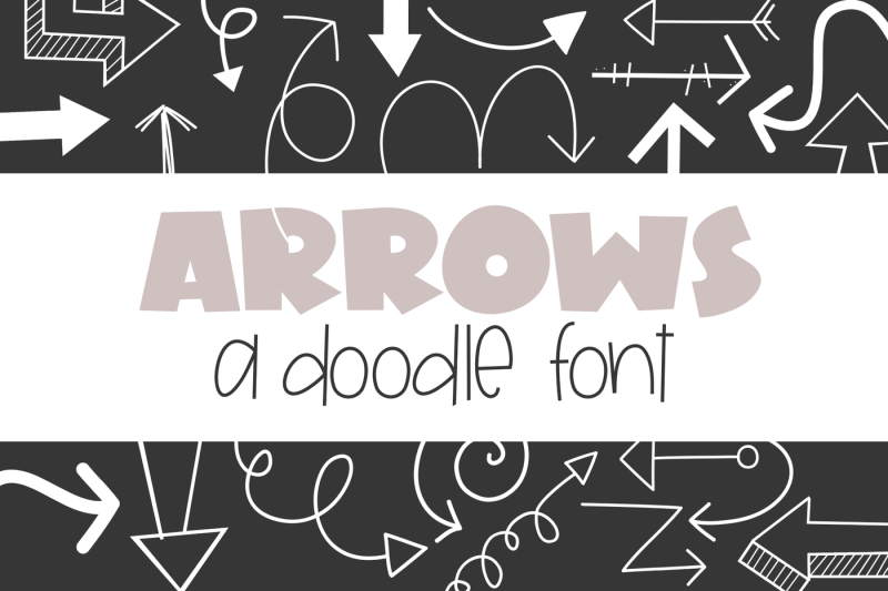 arrows-a-doodle-dingbat-font