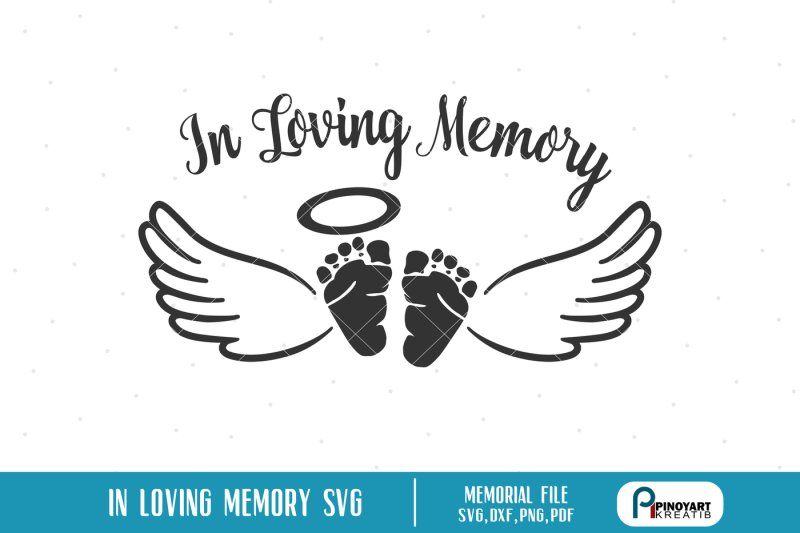 Download In Loving Memory svg, Baby Angel svg, Baby Memorial svg ...