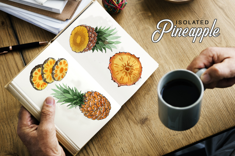 pineapple-watercolor-png