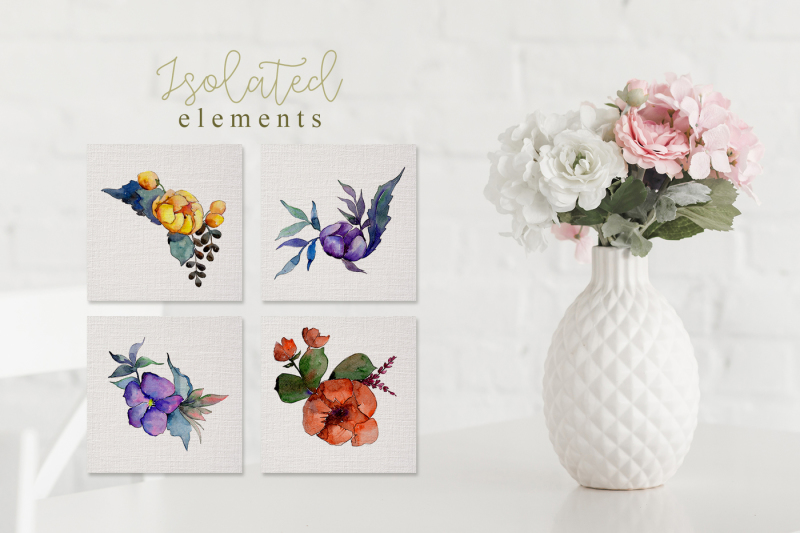 bouquets-on-march-8-watercolor-png