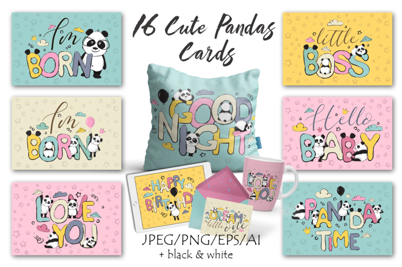 panda-bears-cute-cards