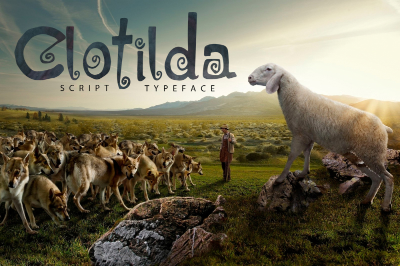 clotilda-script-typeface