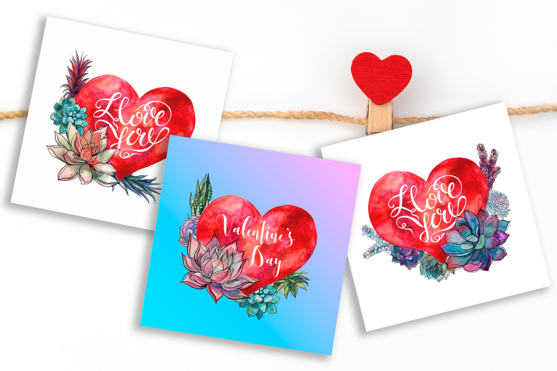 valentine-039-s-day-digital-greeting-cards-love-clipart-watercolor