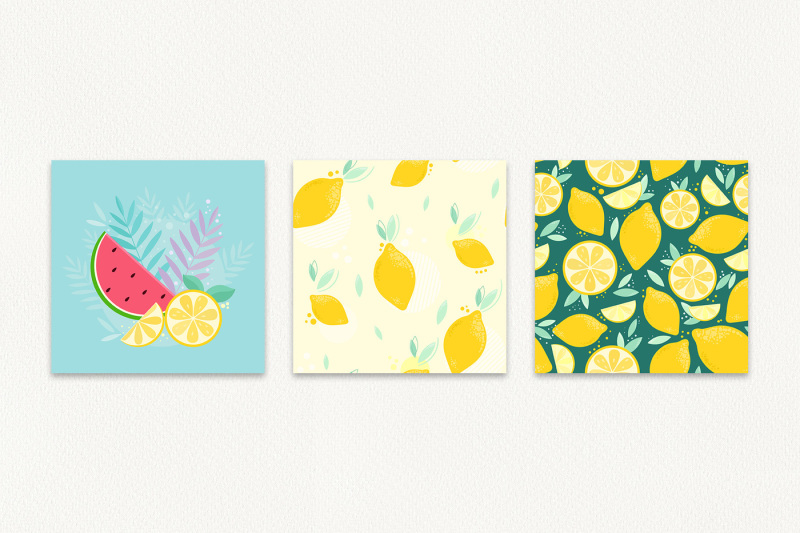 lemon-mood-set-seamless-pattern