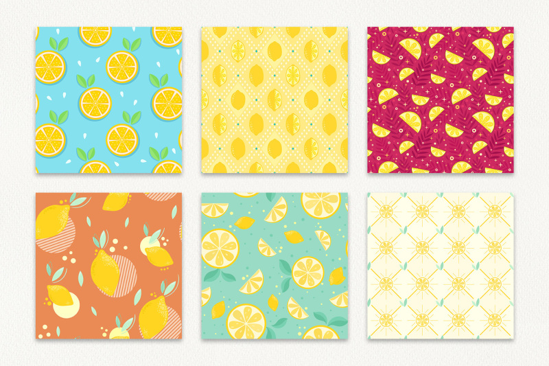 lemon-mood-set-seamless-pattern