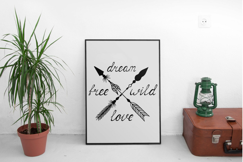 45-hand-drawn-tribal-arrows-and-boho-frames