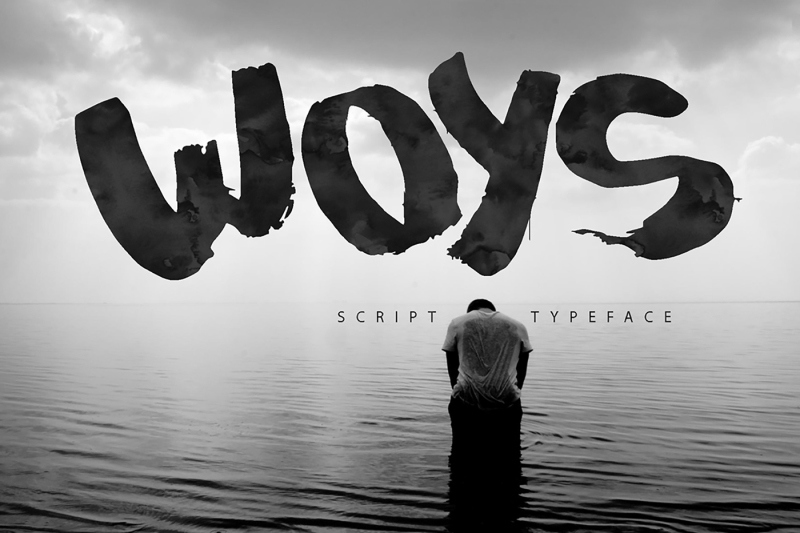 woys-brush-typeface