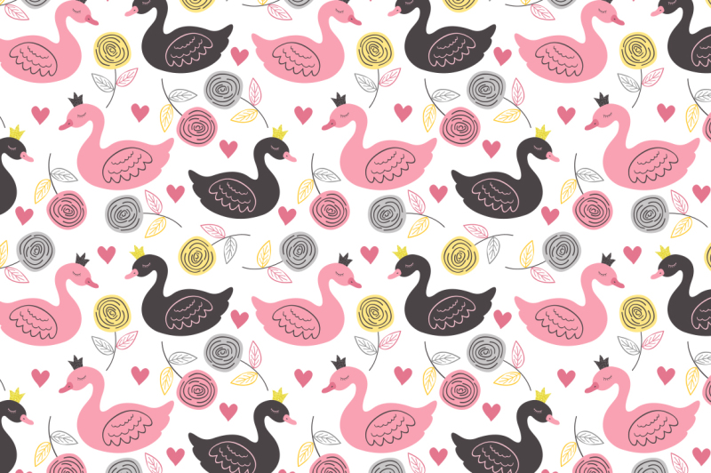 princess-swan-pattern-collection