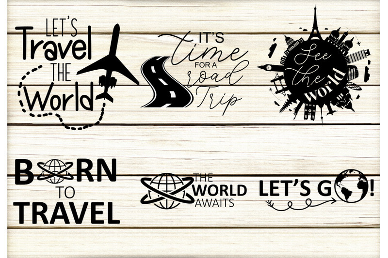 Download Travel Quotes SVG By yamini | TheHungryJPEG.com