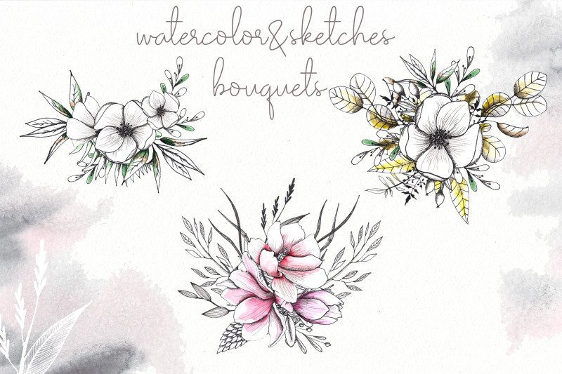 floral-watercolor-and-sketches-wedding-handpainted-collection