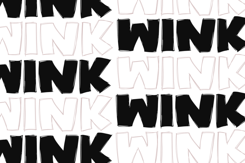 wink-a-bold-and-fun-handwritten-font