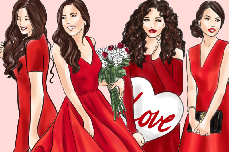 watercolor-fashion-clipart-valentine-girls-3-light-skin