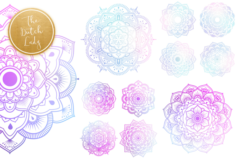 mandala-clipart-in-blue-and-gold