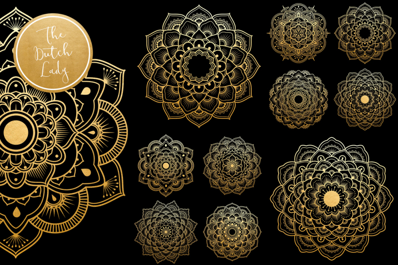 mandala-clipart-in-blue-and-gold