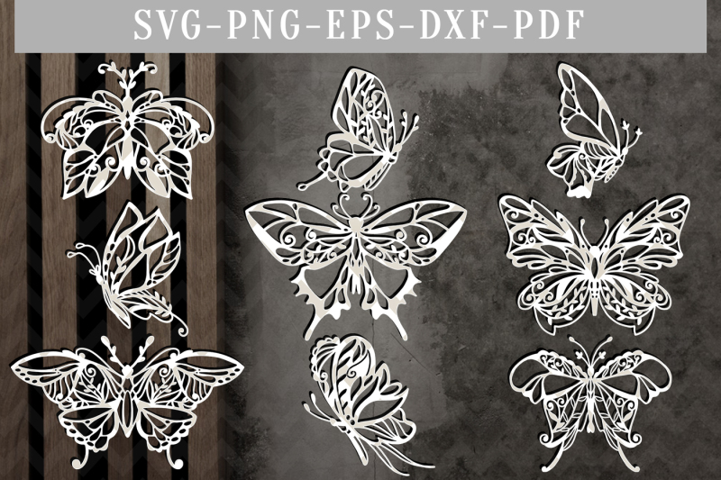 butterfly-bundle-papercut-template-bundle-spring-clipart-svg-dxf-pdf