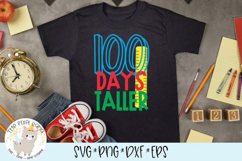 100-days-taller-school-svg-cut-file