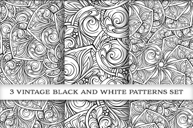 vintage-black-and-white-patterns-mini-set
