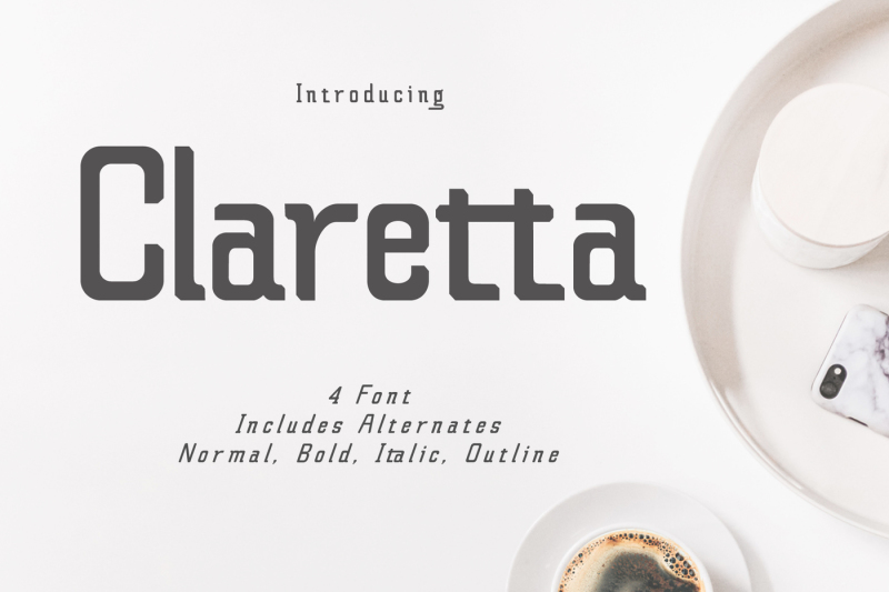 claretta-font-family