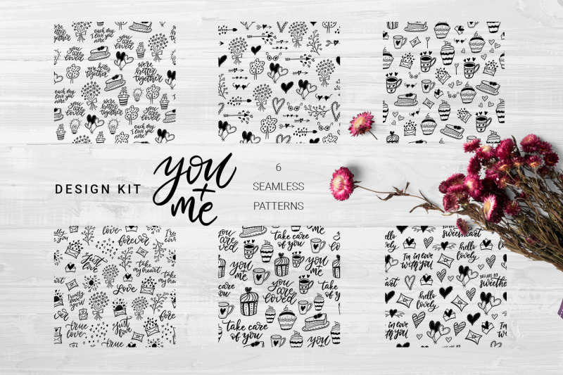 you-me-hand-drawn-design-kit
