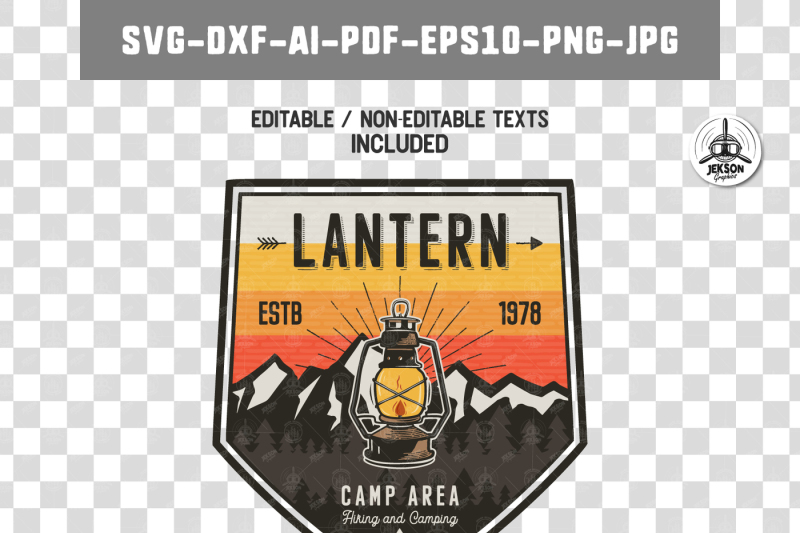 camp-lantern-badge-vintage-travel-logo-patch-svg