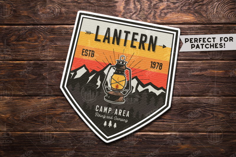 camp-lantern-badge-vintage-travel-logo-patch-svg