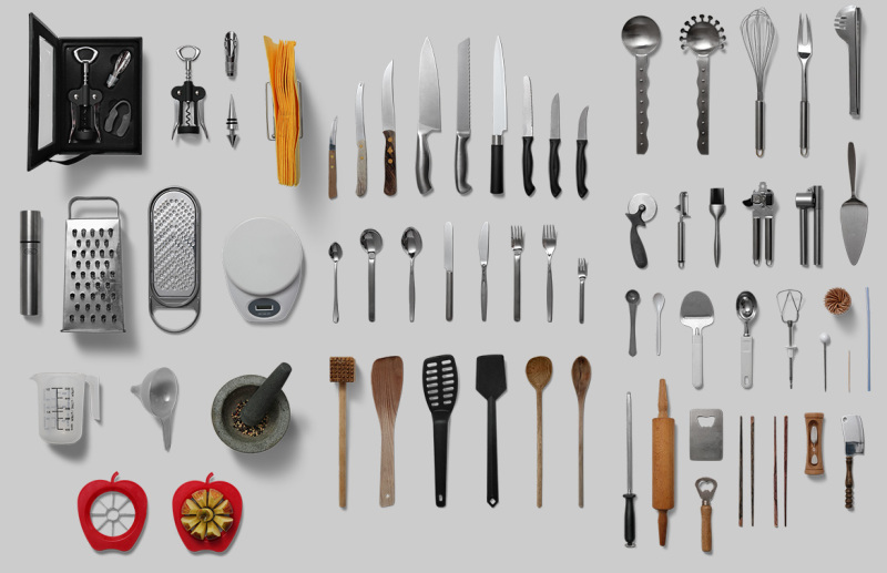 kitchenware-isolated-food-items