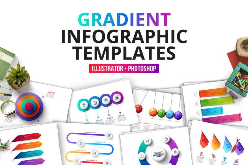 gradient-infographics-templates