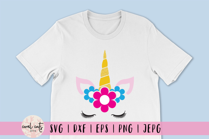 unicorn-face-flower-unicorn-svg-eps-dxf-png
