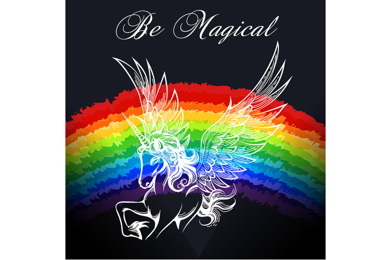 unicorn-colorful-emblem