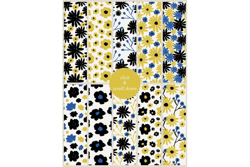 10-seamless-bold-floral-patterns-set