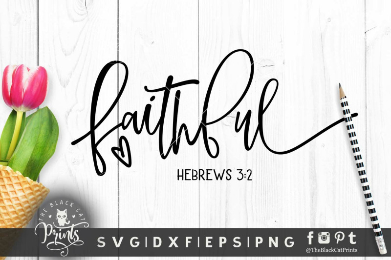 faithful-hebrews-3-2-svg-dxf-eps-png