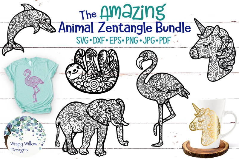 the-amazing-animal-zentangle-svg-bundle