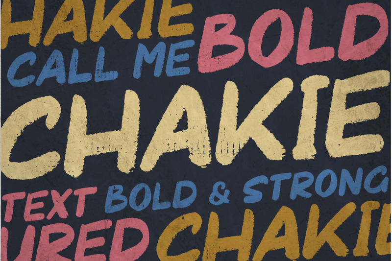 Chakie Retro Brush Font By Garisman Studio Thehungryjpeg Com