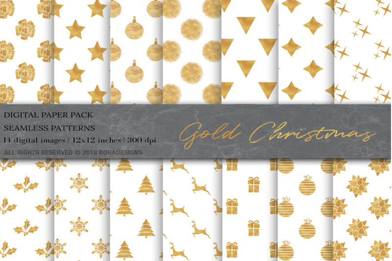 gold-christmas-digital-papers