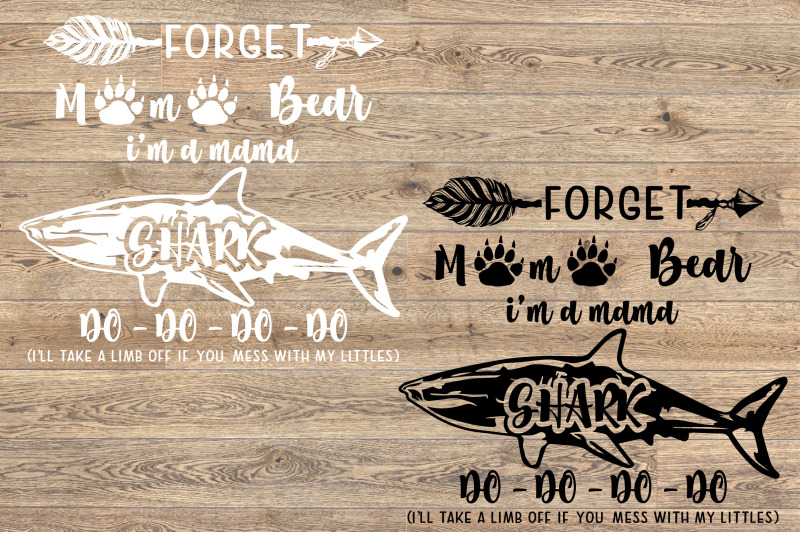 Forget Mama Bear I M A Mama Shark Svg Mother S Day Mommy Baby 1219s By Hamhamart Thehungryjpeg Com