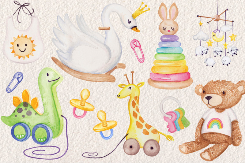 watercolor-baby-nursery-clip-art-set